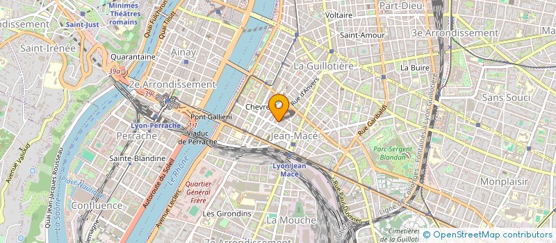 localisation de l'entreprise ESPACE HOLDING à LYON