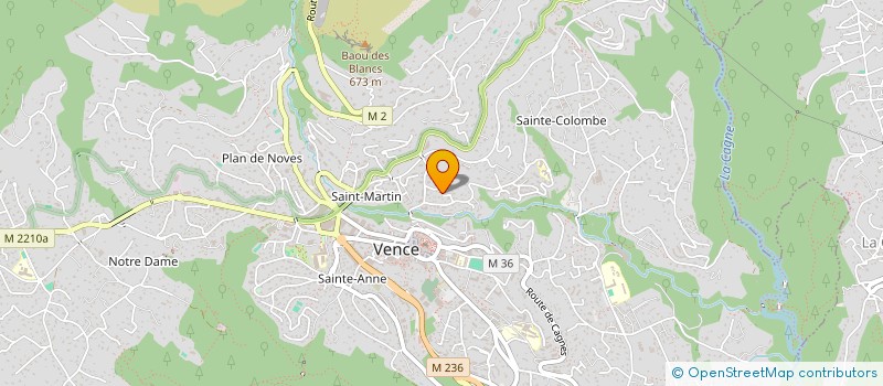localisation de l'entreprise ESPACE HOM FEM INTERNATIONAL à VENCE