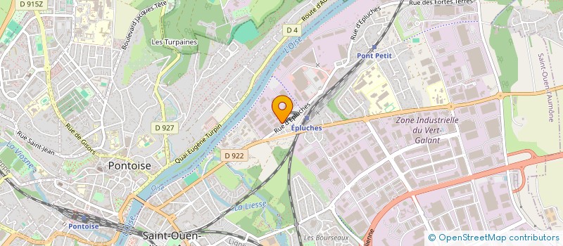 localisation de l'entreprise ESPACE HORIZON S.A.S. à SAINT-OUEN-L'AUMONE