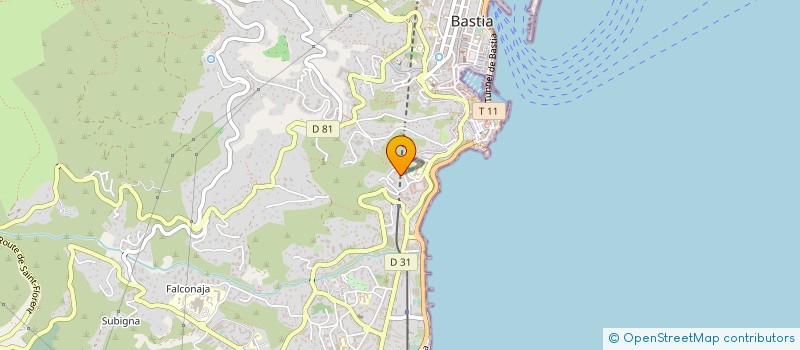 localisation de l'entreprise ESPACE HYDRO à BASTIA