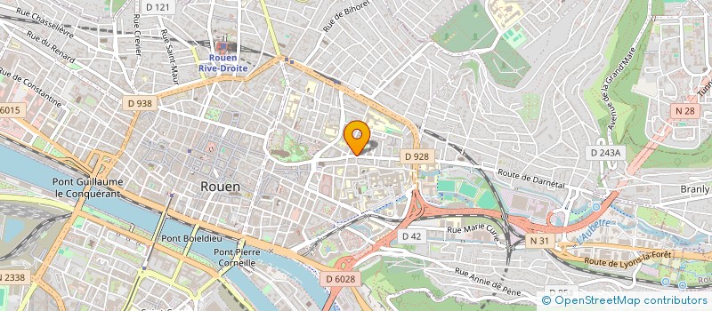 localisation de l'entreprise ESPACE ICONNECT à ROUEN