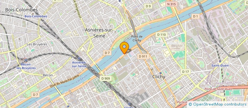 localisation de l'entreprise ESPACE ILLIMITE à CLICHY