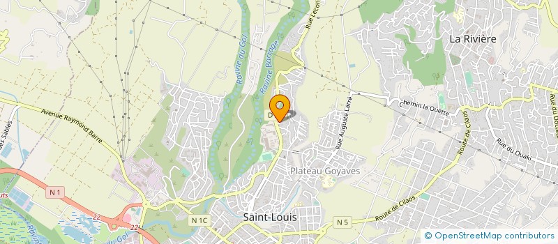 localisation de l'entreprise ESPACE IMAGE à SAINT-LOUIS