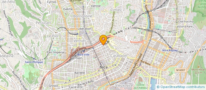 localisation de l'entreprise ESPACE IMAGES ET SONS à NICE