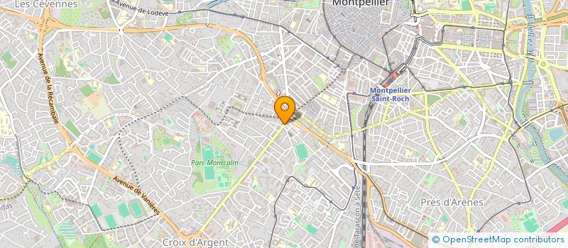 localisation de l'entreprise ESPACE IMMOBILIER à MONTPELLIER