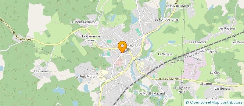 localisation de l'entreprise ESPACE IMMOBILIER à AMBAZAC