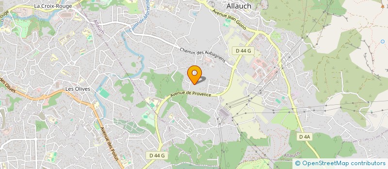 localisation de l'entreprise ESPACE IMMOBILIER  ALLAUCH