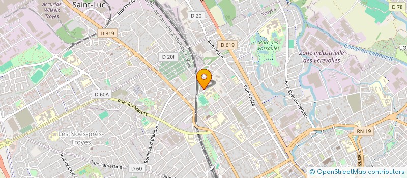 localisation de l'entreprise ESPACE IMMOBILIER  TROYES