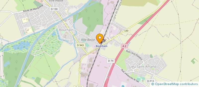 localisation de l'entreprise ESPACE IMMOBILIER à BOUCHAIN