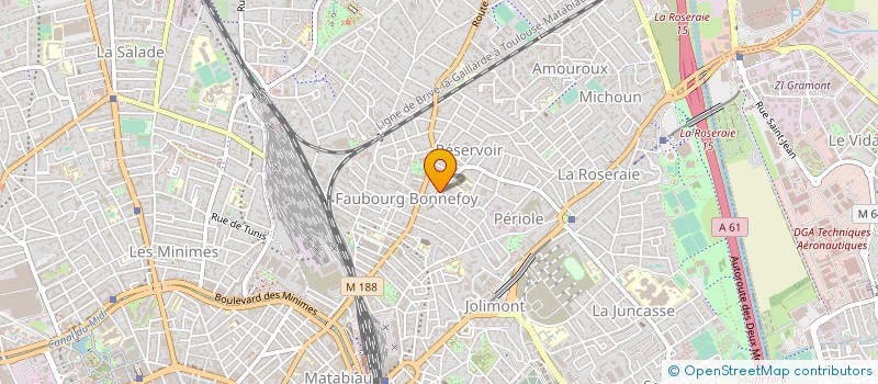 localisation de l'entreprise ESPACE IMMOBILIER CONTEMPORAIN à TOULOUSE