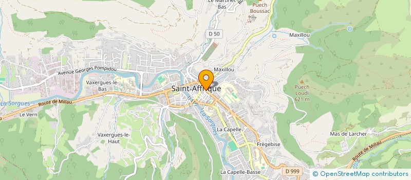 localisation de l'entreprise ESPACE IMMOBILIER SAINT AFFRICAIN  SAINT-AFFRIQUE