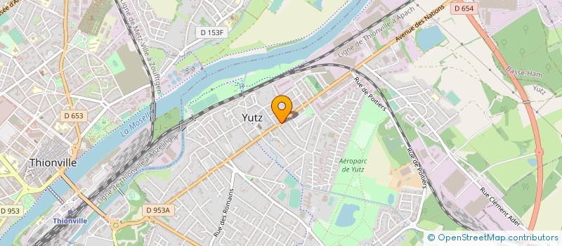 localisation de l'entreprise ESPACE IMPORT  YUTZ