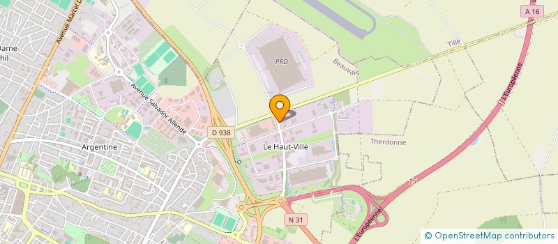 localisation de l'entreprise ESPACE INFO COM à BEAUVAIS