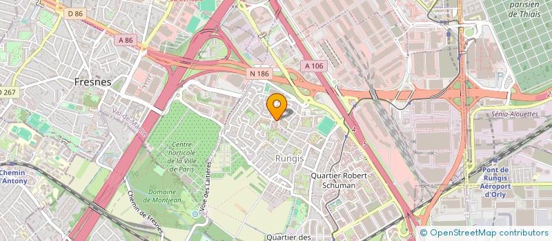 localisation de l'entreprise ESPACE INFO PISCINE  RUNGIS