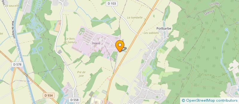 localisation de l'entreprise ESPACE INFO SOLUTIONS  NOYON