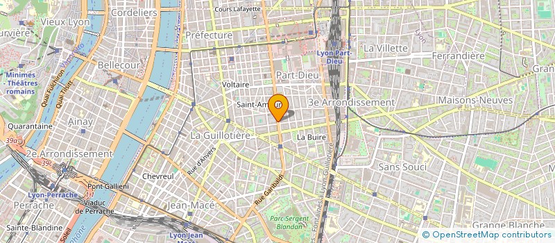 localisation de l'entreprise ESPACE INFOCOM  LYON