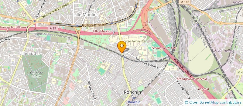 localisation de l'entreprise ESPACE INFORMATIQUE LILLOIS à LILLE