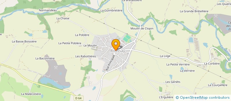 localisation de l'entreprise ESPACE INNOVATION CREATION à BEAUPREAU-EN-MAUGES