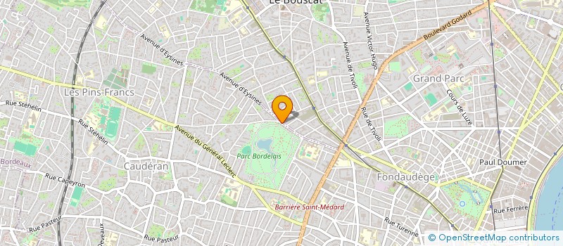 localisation de l'entreprise ESPACE INSIDE  LE BOUSCAT