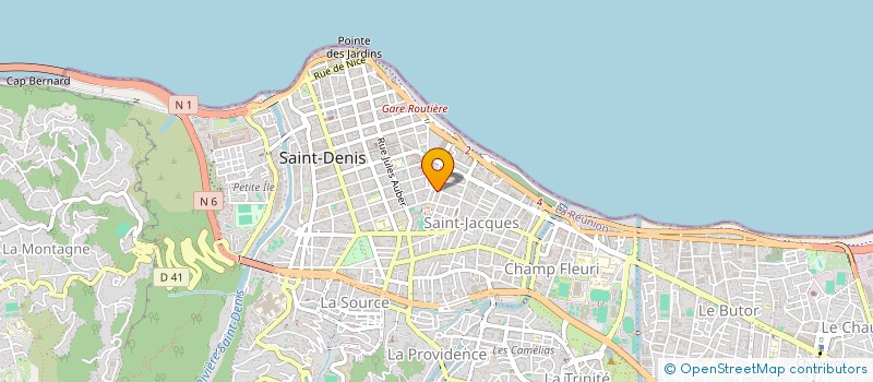 localisation de l'entreprise ESPACE INTERIM INSERTION à SAINT-DENIS