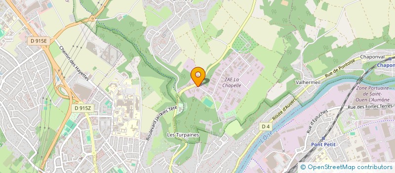 localisation de l'entreprise ESPACE INVEST  ENNERY