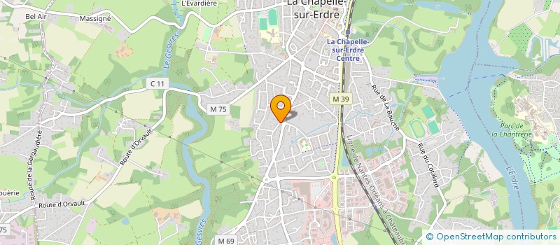 localisation de l'entreprise ESPACE ISOLATION à LA CHAPELLE-SUR-ERDRE