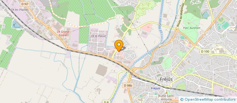 localisation de l'entreprise ESPACE JARDIN à FREJUS