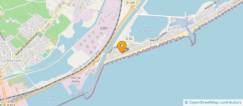 localisation de l'entreprise ESPACE JARDIN à FRONTIGNAN