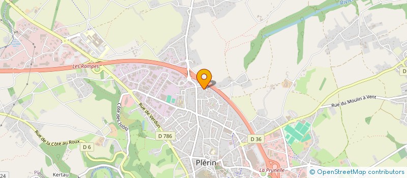 localisation de l'entreprise ESPACE JARRY  PLERIN