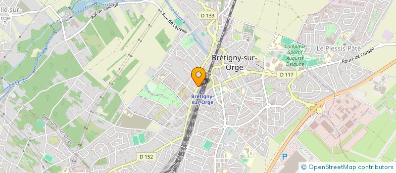 localisation de l'entreprise ESPACE JEANNE D ARC  BRETIGNY-SUR-ORGE