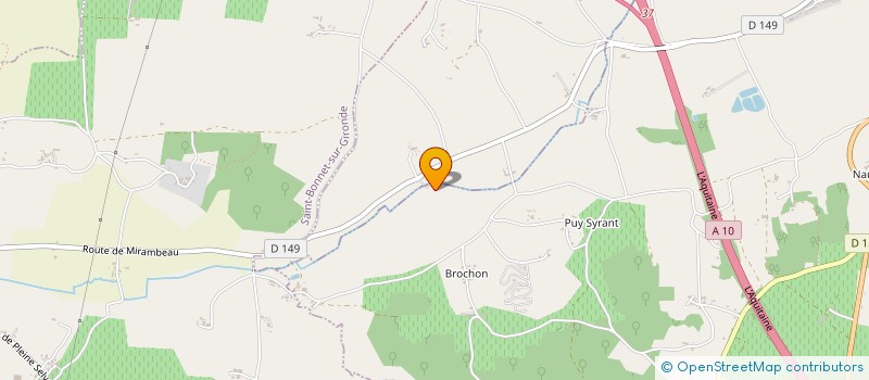 localisation de l'entreprise ESPACE JEPHAN DE VILLIERS  MIRAMBEAU