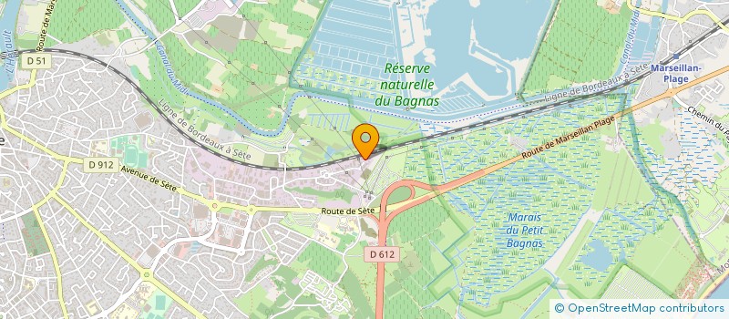 localisation de l'entreprise ESPACE JET à AGDE