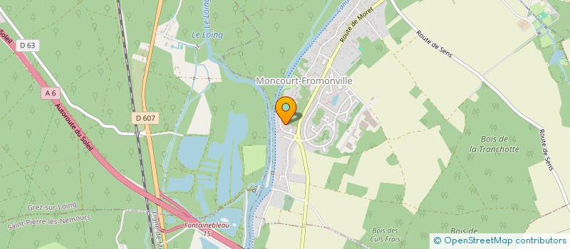 localisation de l'entreprise ESPACE JEUNES L'ALLIANCE  MONTCOURT-FROMONVILLE