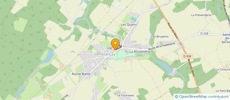 localisation de l'entreprise ESPACE JEUNES PERISCOLAIRE à SEMBLANCAY