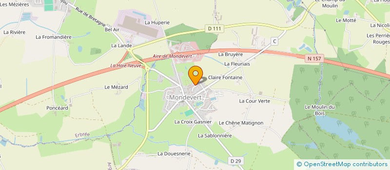 localisation de l'entreprise ESPACE JEUX TITOUNETTE  MONDEVERT
