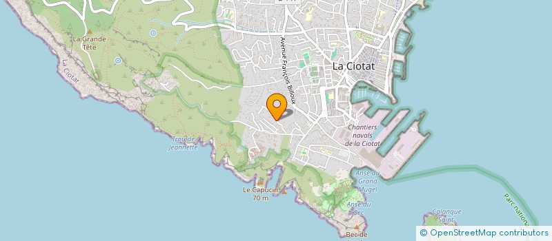 localisation de l'entreprise ESPACE JM  LA CIOTAT