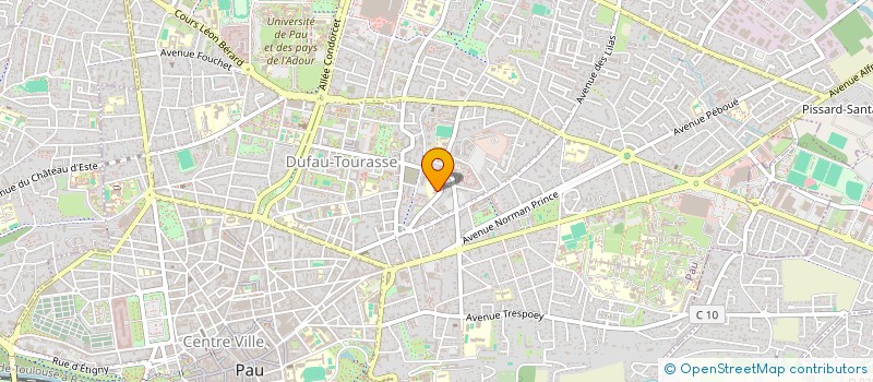 localisation de l'entreprise ESPACE JOYEUX BEARN à PAU