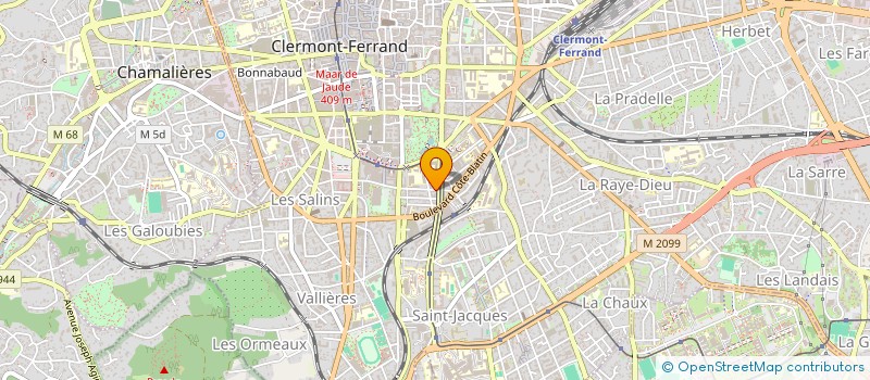 localisation de l'entreprise ESPACE JURIDIQUE DE L AUVERGNE  CLERMONT-FERRAND