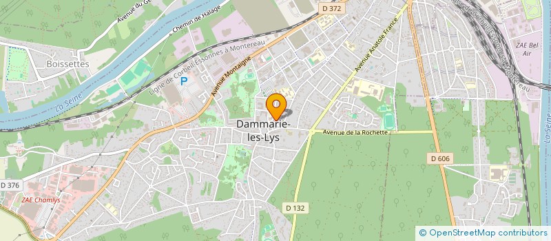 localisation de l'entreprise ESPACE JURIDIQUE DU LYS à DAMMARIE-LES-LYS