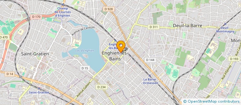 localisation de l'entreprise ESPACE KENKO à ENGHIEN-LES-BAINS