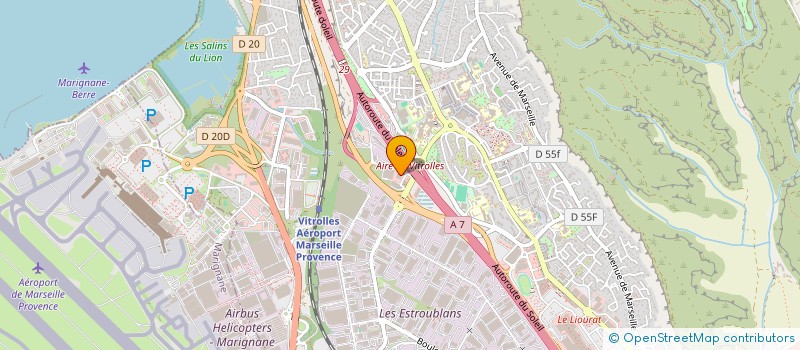 localisation de l'entreprise ESPACE KINES à VITROLLES