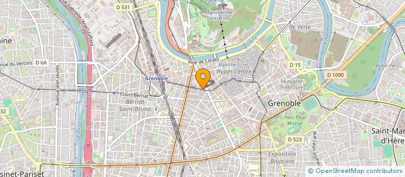 localisation de l'entreprise ESPACE KINESYSS  GRENOBLE