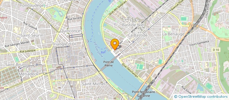 localisation de l'entreprise ESPACE L'ENCLOUZE  BORDEAUX