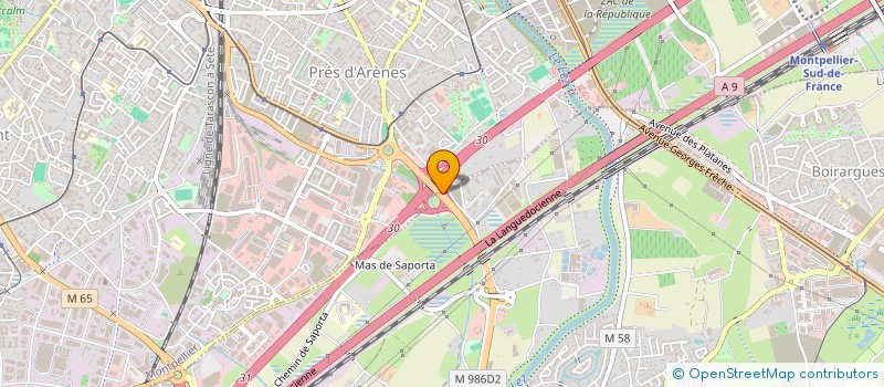 localisation de l'entreprise ESPACE LA POTINIERE à LATTES