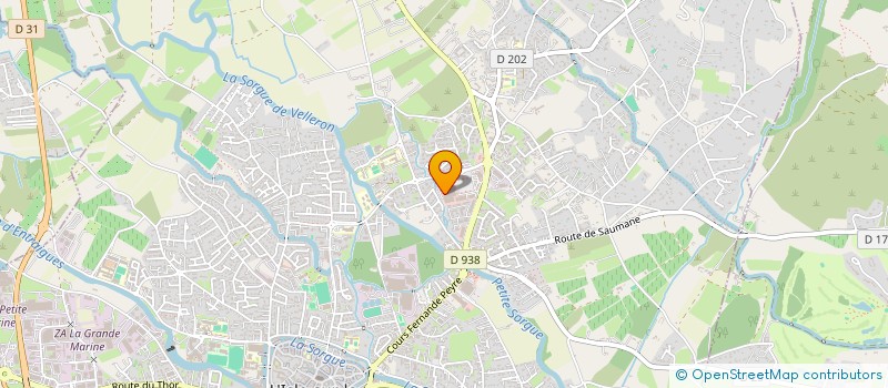 localisation de l'entreprise ESPACE LA RODE MARCHANDE à L'ISLE-SUR-LA-SORGUE