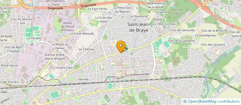 localisation de l'entreprise ESPACE LAB SARL à SAINT-JEAN-DE-BRAYE