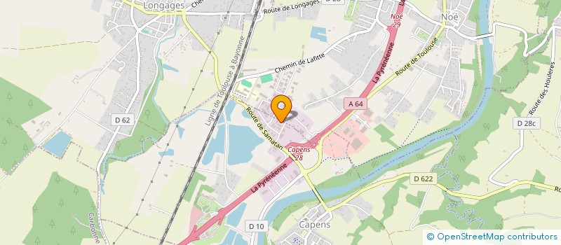 localisation de l'entreprise ESPACE LABORATOIRE à CAPENS