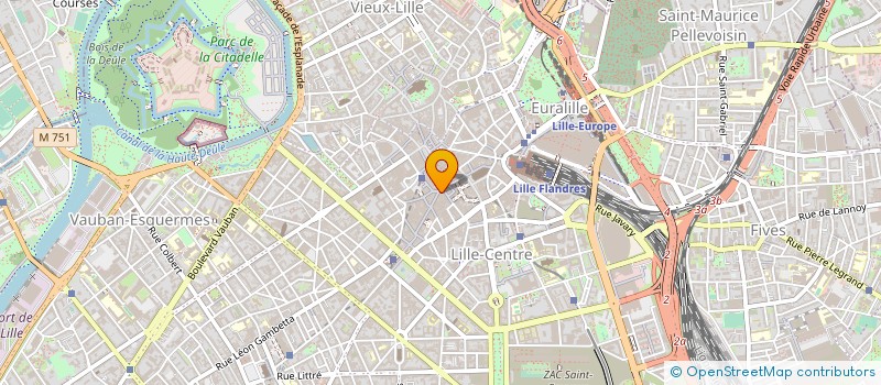 localisation de l'entreprise ESPACE LACQUEMENT à LILLE