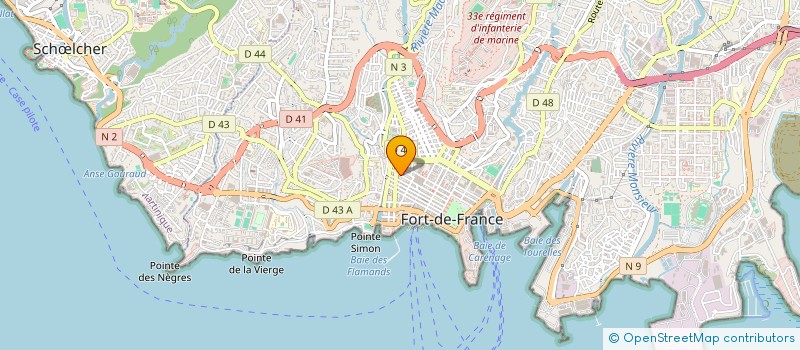 localisation de l'entreprise ESPACE LANGUES à FORT-DE-FRANCE
