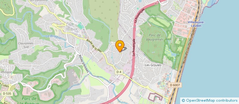 localisation de l'entreprise ESPACE LAPORTE  BIOT